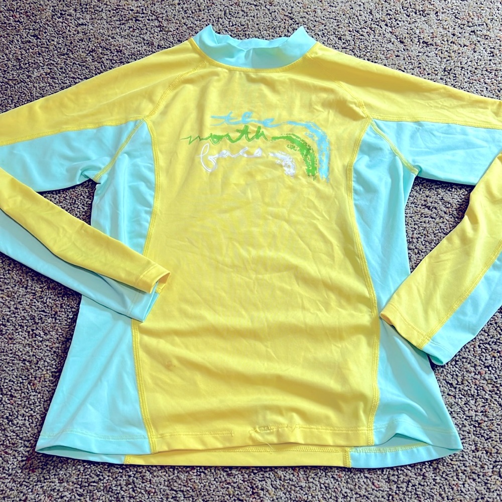 The North Face girls swim top shirts size 14-16